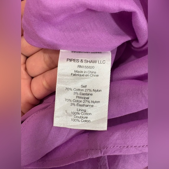 Veronica Beard Iker Cutout Ruffled Cotton-Blend Poplin Mini Dress Size 6 - Picture 13 of 13